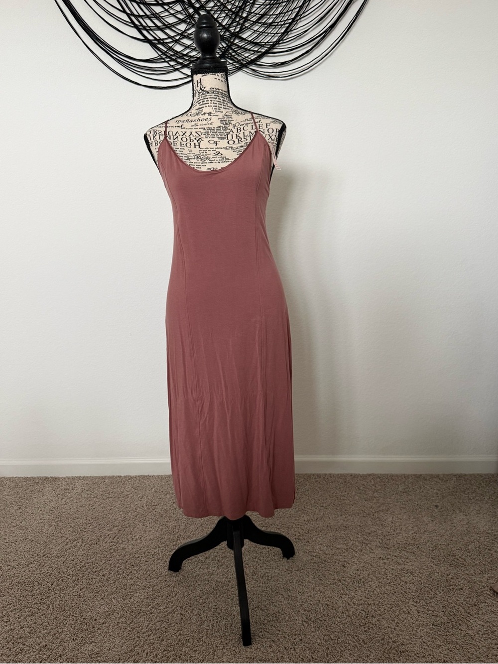 Victoria's Secret Mauve Slip Midi Dress